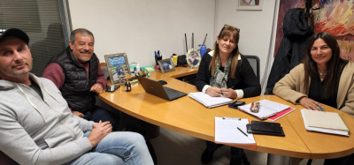 Dirigentes de la AAVF mantuvieron una audiencia con la secretaria de Deportes de la Municipalidad de Salta, Josefina Chávez Díaz