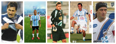 Balvor&iacute;n, Garnier, Campi, Ramasco y Medina, parte del plantel +42 de Jujuy F&uacute;tbol. 