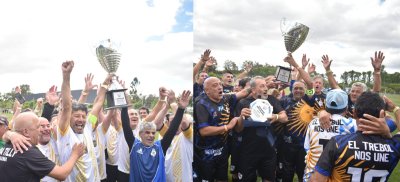 Salud campeones: Club Atl&eacute;tico Rada Tilly +65 y Dos Orillas Santa Fe, C&oacute;rdoba, Entre R&iacute;os, +60