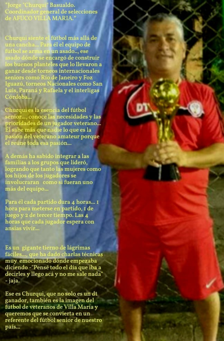 “Churqui siente el fútbol más de allá de una cancha”