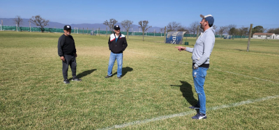 Dirigentes de la Asociación Argentina Veteranos Fútbol recorrieron el Complejo Confraternidad
