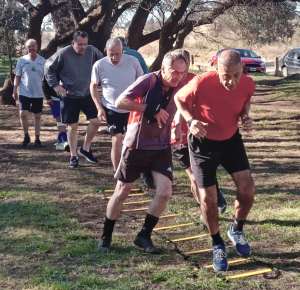Los jugadores de Buenos Amigos de La Pampa tienen m&aacute;s de 65 a&ntilde;os y realizaron pretemporada para llegar al Nacional en excelente forma.