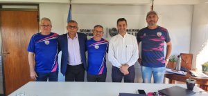 El Ministro de Turismo y Cultura de San Luis, Juan Manuel Rigau, recibi&oacute; a la dirigencia de la Asociaci&oacute;n. 