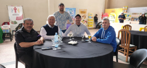 Eduardo Kira junto a sus hijos Jonathan y Horacio Kira, tendr&aacute;n a su cargo el servicio de catering de Boca-Agropecuario y la cena de entrega de premios del certamen Sudamericano.