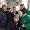 El Diablito con integrantes de Atl&eacute;tico Luj&aacute;n. 