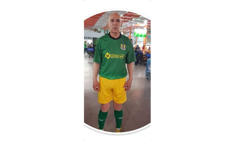 Dolor y tristeza por la muerte de un amigo del fútbol de veteranos