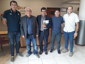 El tesorero de la Asociaci&oacute;n Argentina de Futbolistas Veteranos visit&oacute; Salta