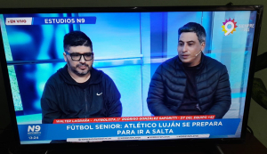 Atl&eacute;tico Luj&aacute;n de Chaco vivi&oacute; la previa del Sudamericano en Canal 9 de Resistencia