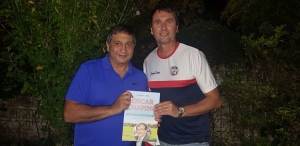 Dar&iacute;o Weglin se reuni&oacute; con el flamante presidente de la Federaci&oacute;n Entrerriana de F&uacute;tbol