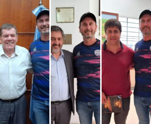 Weglin mantuvo charlas con el intendente de la ciudad, del EMTUR y EMDER. 