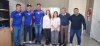 Dirigentes de la Asociaci&oacute;n junto a altos funcionarios municipales de San Luis. 