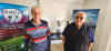 Repetto junto a Cristaldo. Hist&oacute;ricos dirigentes del f&uacute;tbol amateur de Posadas.