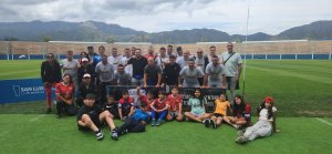 La alegr&iacute;a de Virrey de Salta. Padres e hijos compartiendo el evento. 