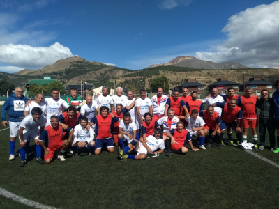 El plantel en el Patagónico 2023. 