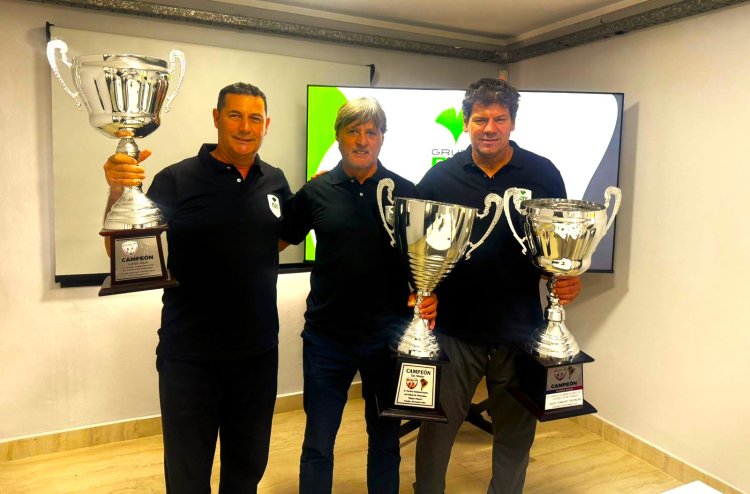 Ravelli, Castaldi y Curcio, ilusionados para ir a buscar otra Copa. 
