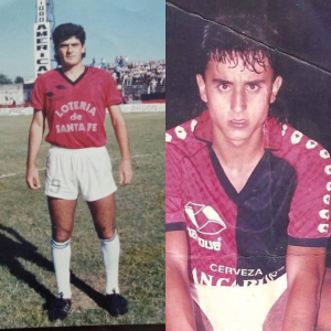 Mozas y Enrique, dos valeros de siempre de Col&oacute;n. 