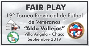 La Asociaci&oacute;n Argentina presente en el Provincial de Chaco y pone en juego la "Copa Fair Play"