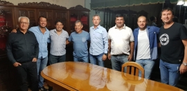 Con autoridades de Turismo de Salta