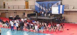 Recibimiento con honores para V&eacute;lez de San Mart&iacute;n de Los Andes