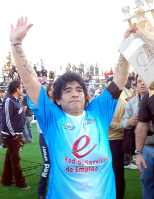 De su zurda m&aacute;gica, el grito inmortal