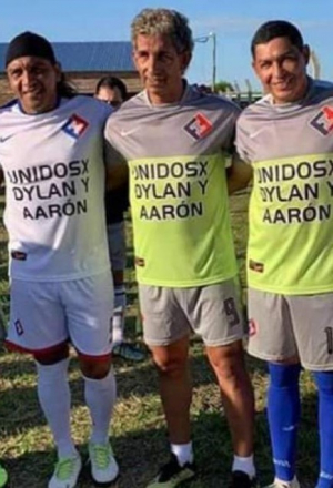 De izquierda a derecha: N&uacute;&ntilde;ez, Sol&iacute;s y Palmerola. Presentes en Salta..
