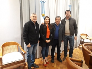 La Asociaci&oacute;n Argentina F&uacute;tbol Veteranos se reuni&oacute; con la diputada provincial electa Carina Ramos
