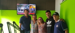 Dirigentes de la Asociaci&oacute;n Argentina de F&uacute;tbol Veteranos visitaron Radio Costa Paran&aacute;