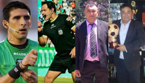 Andr&eacute;s Merlos, Luis Mart&iacute;nez, Juan Carlos N&uacute;&ntilde;ez y Aldo Hartfield, el arbitraje de San Luis y Mendoza junto al Torneo Argentino.